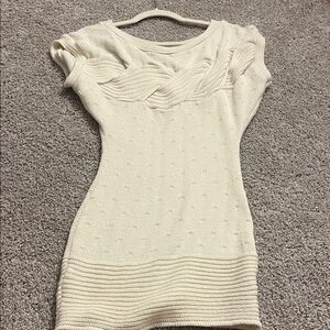 BEBE knitted mini dress